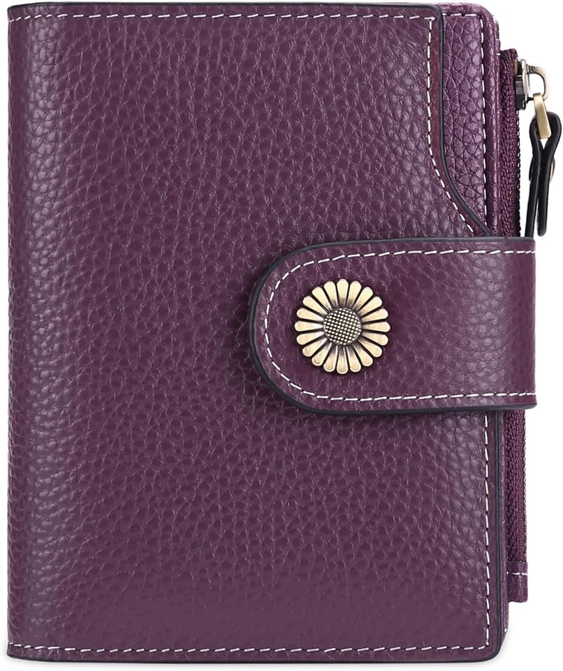 FALAN MULE Small Wallet for Women Leather Bifold Compact Small Womens Wallet with RFID Blocking - Image 1